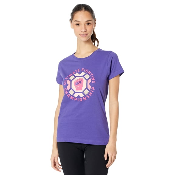 UFC Halo Tee Heather Purple SM
