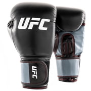 UFC Kobra Boxing Gloves - 12oz, Black - Beginner Training Gloves for MMA, Boxing, Kickboxing, Cardio, Home Gym & Bag Work