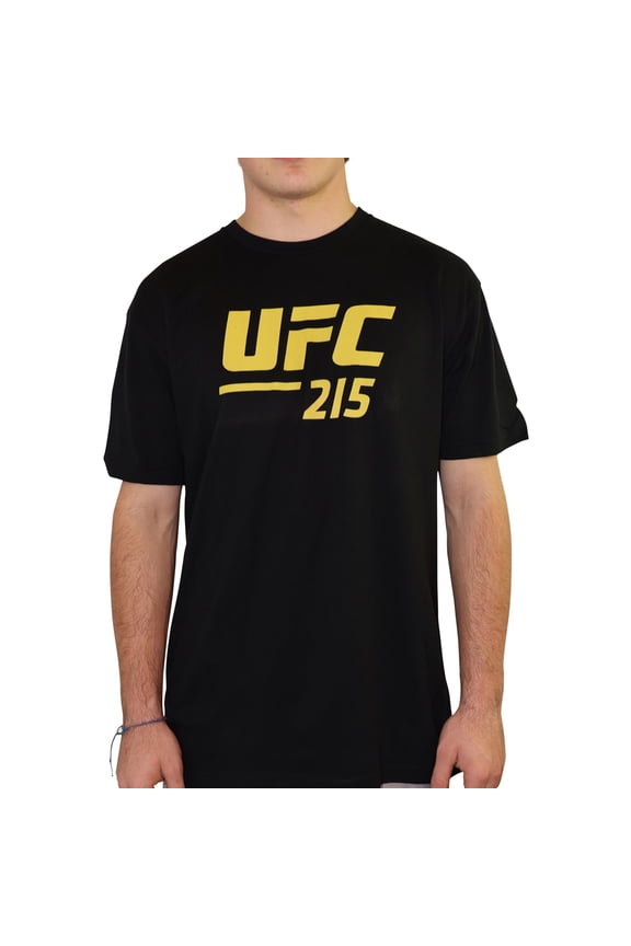 Mens 215 Two Title Fights Graphic T-Shirt, Black, Medium