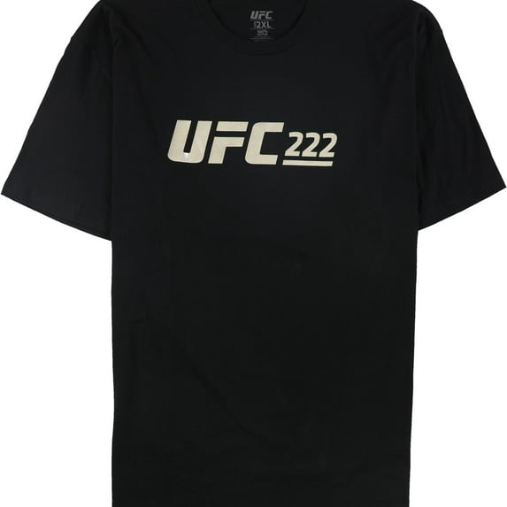 UFC Mens 222 Mar 3rd Las Vegas Graphic T-Shirt, Black, Large