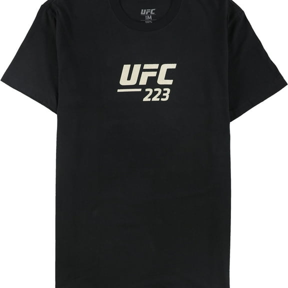 UFC Mens 223 April 7th Brooklyn Graphic T-Shirt, Black, X-Large