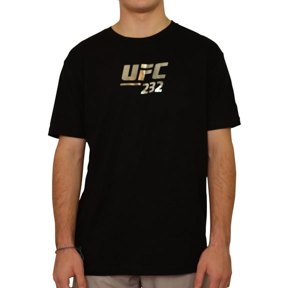 UFC Mens 232 Dec 29th Las Vegas Graphic T-Shirt, Black, Medium