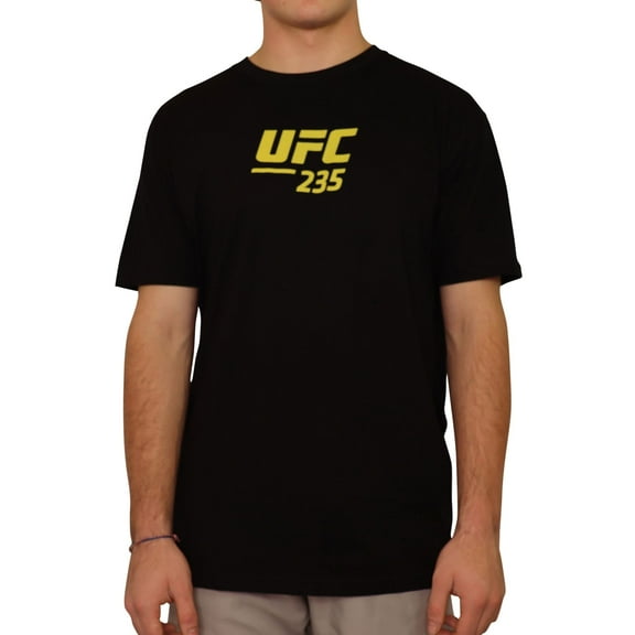 UFC Mens 235 Mar 2 Las Vegas Graphic T-Shirt, Black, Large