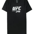 thumbnail image 1 of UFC Mens 246 Jan 18 Las Vegas Graphic T-Shirt, Black, Large, 1 of 2