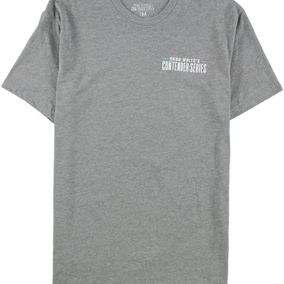 UFC Mens Contender Series Graphic T-Shirt, Grey, Small