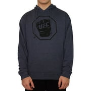UFC Mens Distressed Fist Hoodie Sweatshirt, Blue, X-Large