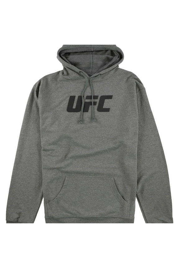 Mens French Terry Pullover Hoodie Sweatshirt, Grey, Small