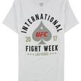 thumbnail image 1 of UFC Mens International Fight Week 2017 Graphic T-Shirt, White, Medium, 1 of 1