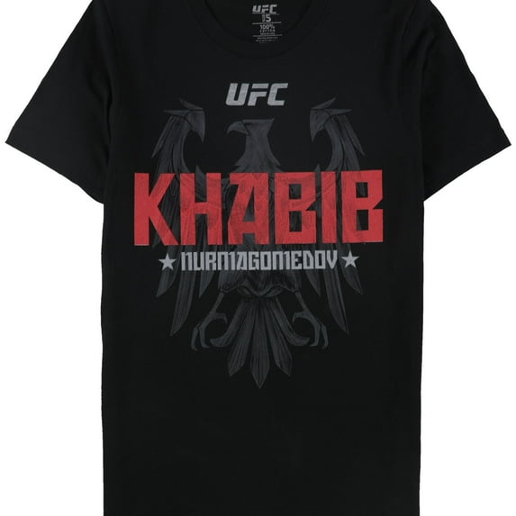 UFC Mens Khabib Graphic T-Shirt, Black, Small