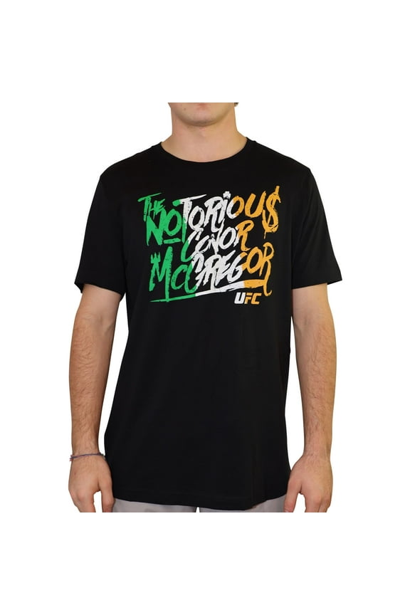 Mens McGregor Graffiti Graphic T-Shirt, Black, Medium