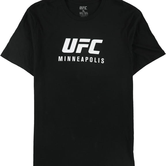 UFC Mens Minneapolis June 29 Graphic T-Shirt, Black, Small