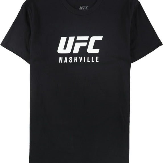 UFC Mens Nashville Mar 23rd Graphic T-Shirt, Black, Small