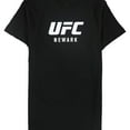 thumbnail image 1 of UFC Mens Newark Aug 3 Graphic T-Shirt, Black, Large, 1 of 2