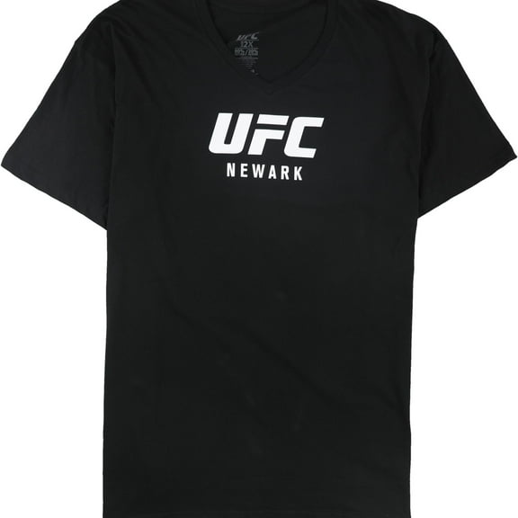 UFC Mens Newark Aug 3 Graphic T-Shirt, Black, XX-Large