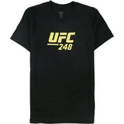 UFC Mens No. 248 Two Title Fights Graphic T-Shirt, Black, Large