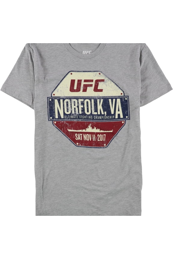 Mens Norfolk Sat Nov 11 2017 Graphic T-Shirt, Grey, Small