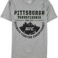 thumbnail image 1 of UFC Mens Pittsburgh Pennsylvania Graphic T-Shirt, Grey, Small, 1 of 1
