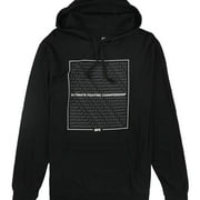 UFC Mens Pullover Hoodie Sweatshirt, Black, X-Large