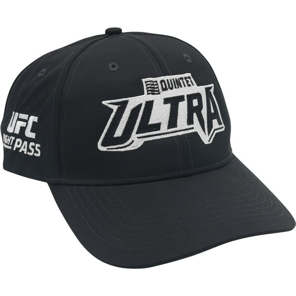 UFC Mens Quintet Ultra Baseball Cap, Black, One Size