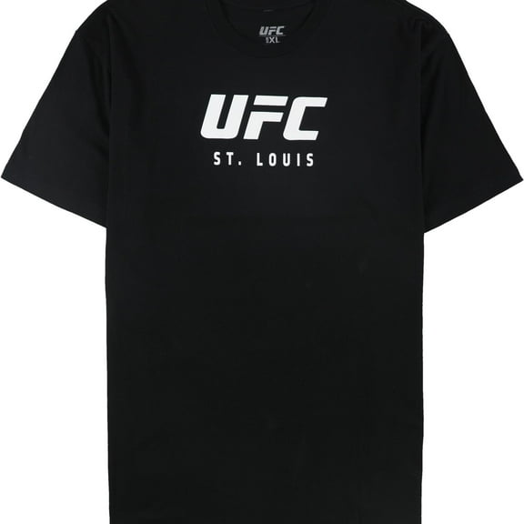 UFC Mens St. Louis Jan 14th Graphic T-Shirt, Black, Large