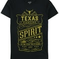 thumbnail image 1 of UFC Mens Texas Fighting Spirit Graphic T-Shirt, Black, Small, 1 of 2
