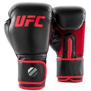 UFC Vanquish Training Gloves - 16oz, Black - MMA Boxing Training Gloves with Multi-Layer Foam Padding, 360 Strap, and Breathable VaporVent Mesh Palm - Recommended for Sparring, Heavy Bag Training,