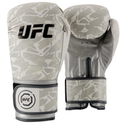 UFC Octagon Camo Boxing Gloves - 10oz, White - Training/Sparring Gloves for MMA, Boxing, Kickboxing, Cardio, Home Gym & Bag Work - Best Gloves for Beginners