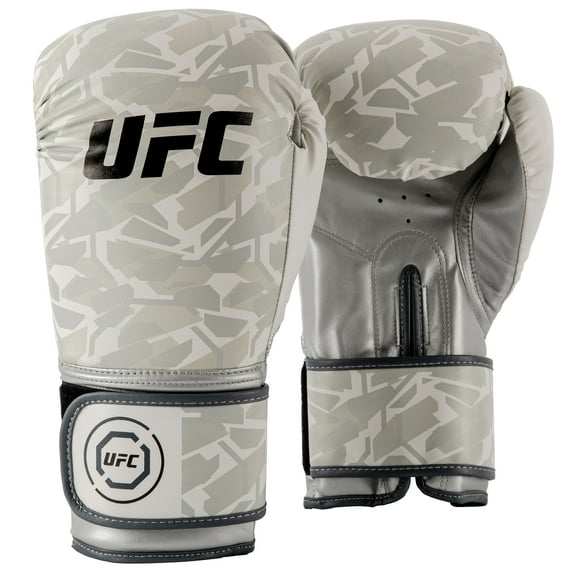 UFC Octagon Camo Boxing Gloves - 12oz, White - Training/Sparring Gloves for MMA, Boxing, Kickboxing, Cardio, Home Gym & Bag Work - Best Gloves for Beginners