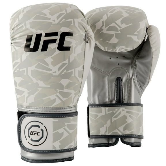 UFC Octagon Camo Boxing Gloves - 14oz, White - Training/Sparring Gloves for MMA, Boxing, Kickboxing, Cardio, Home Gym & Bag Work - Best Gloves for Beginners