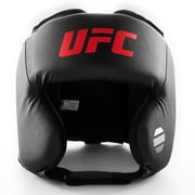 UFC Synthetic Leather Training Head Gear - One-Size-Fits-Most, with Adjustable Fit - Durable Protection and Breathable Design for MMA, Boxing, Martial Arts Sparring