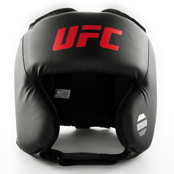 UFC Synthetic Leather Training Head Gear - One-Size-Fits-Most, with Adjustable Fit - Durable Protection and Breathable Design for MMA, Boxing, & Martial Arts Sparring