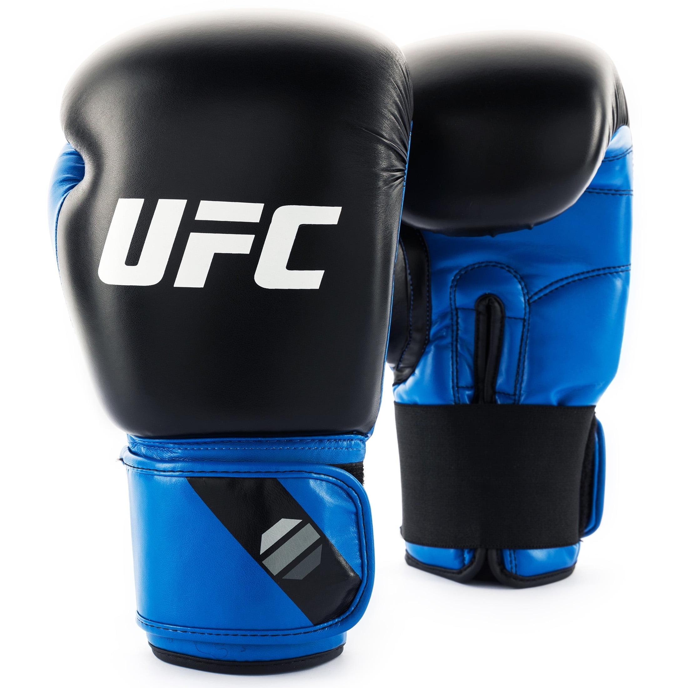 UFC Compact Bag Gloves - S/M, Blue/Black - Heavy Bag Training Gloves for Boxing & Mixed Martial Arts, with Form-Fit Ergonomic Hand Compartment