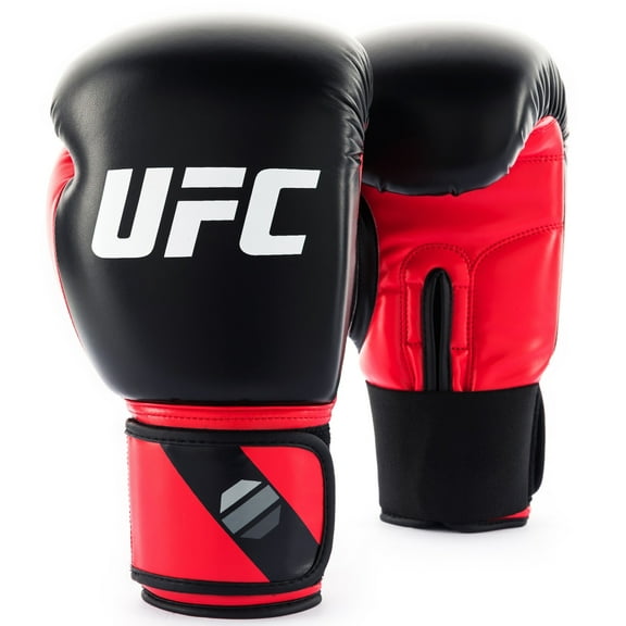 UFC Compact Bag Gloves - S/M, Red/Black - Heavy Bag Training Gloves for Boxing & Mixed Martial Arts, with Form-Fit Ergonomic Hand Compartment