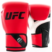 UFC Fitness Training Gloves - 14oz, Red - Durable Cardio Boxing Gloves, Ideal for Bag Work, Mitts, Kickboxing & Home Fitness