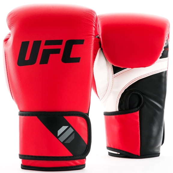 UFC Fitness Training Gloves - 18oz, Red - Durable Cardio Boxing Gloves, Ideal for Bag Work, Mitts, Kickboxing & Home Fitness