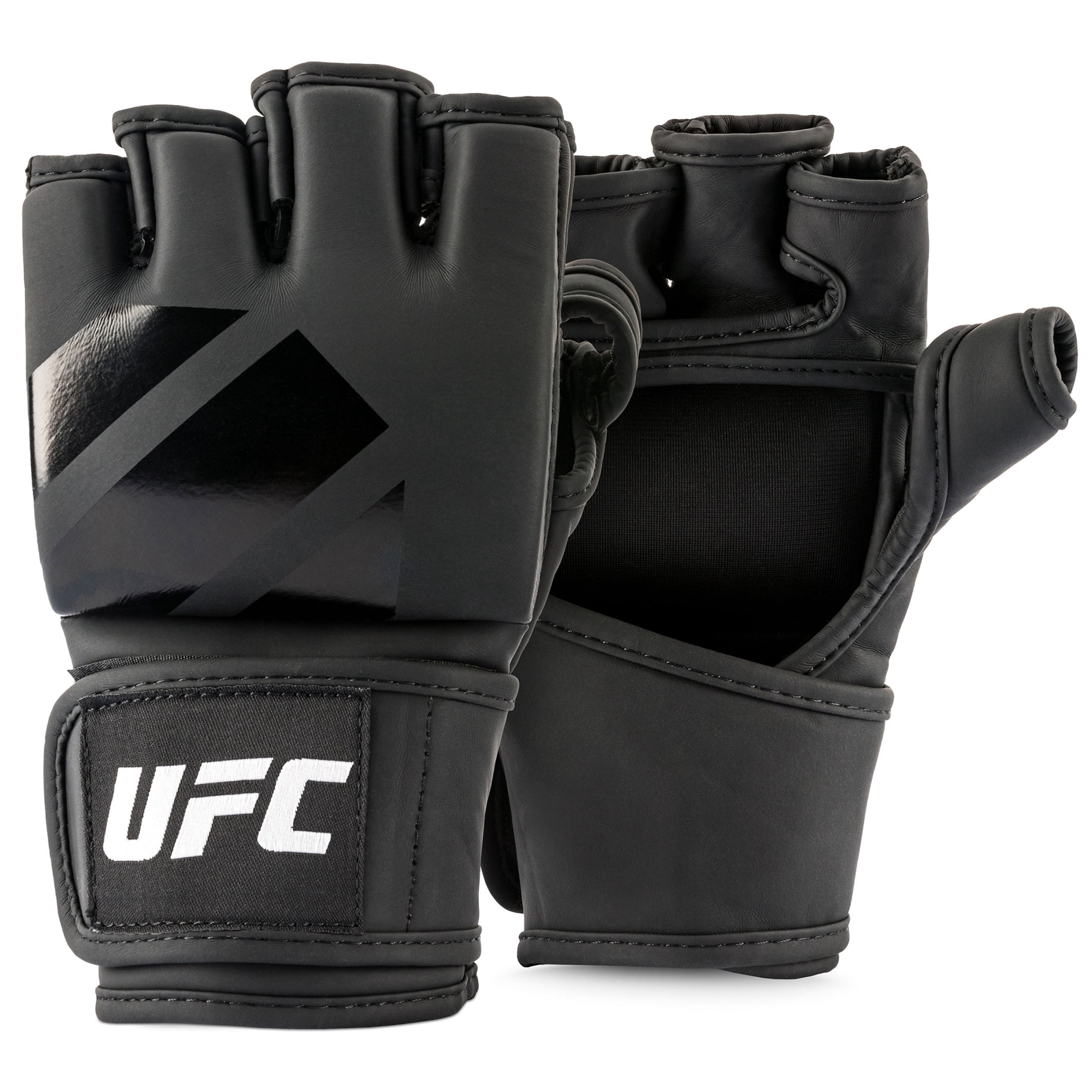UFC Tonal MMA Training Gloves - Small, Black - Premium Performance, Pre-Curved Multi-Layered Foam Knuckle Protection, Durable Open-Palm Grappling & Striking Gear