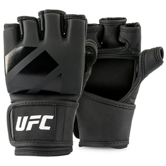 UFC Tonal MMA Training Gloves - Small, Black - Premium Performance, Pre-Curved Multi-Layered Foam Knuckle Protection, Durable Open-Palm Grappling & Striking Gear