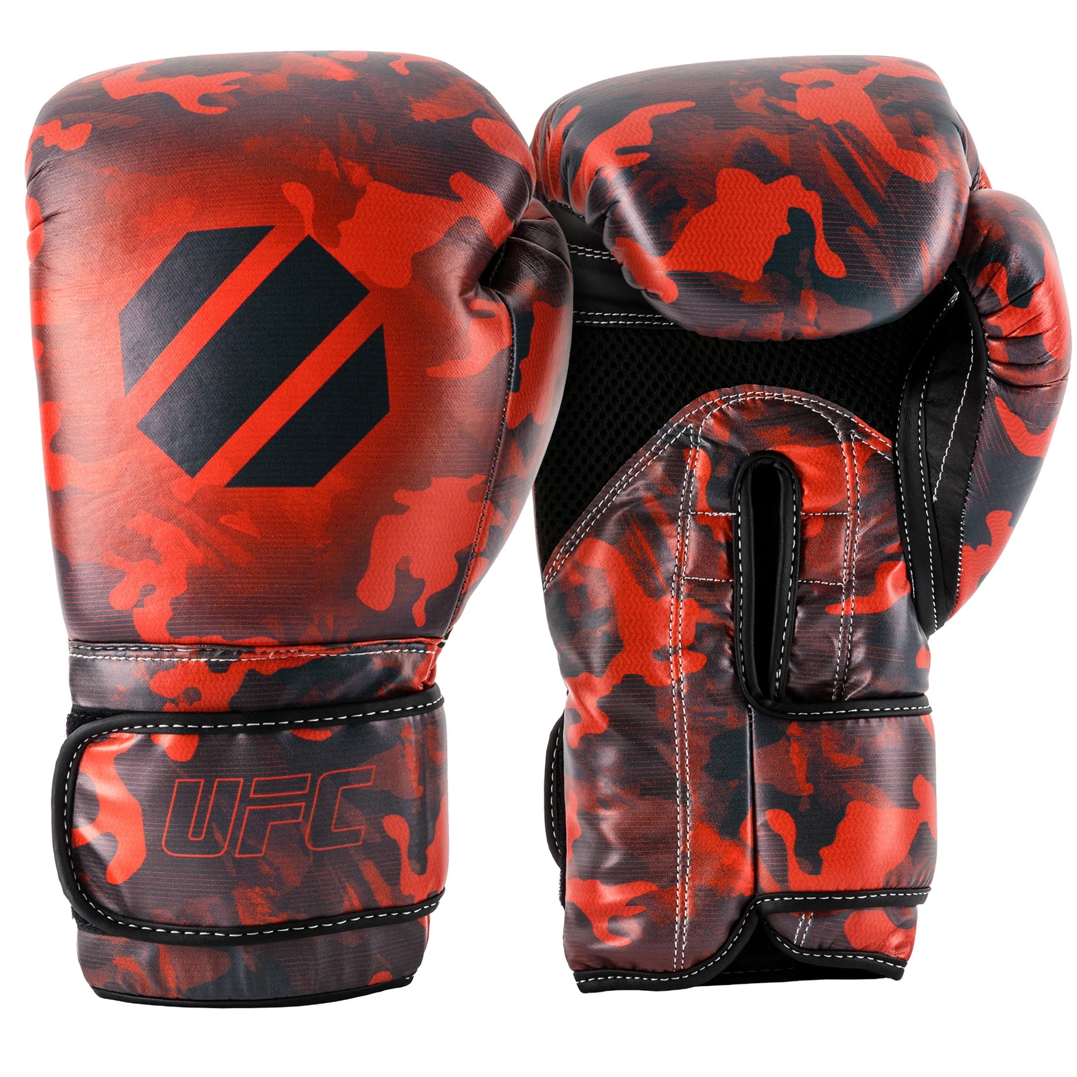 UFC Camo Washable Bag Gloves - S/M, Infrared - Machine-Washable Boxing Gloves, Breathable & Built for Battle - Strike Hard. Train Clean.