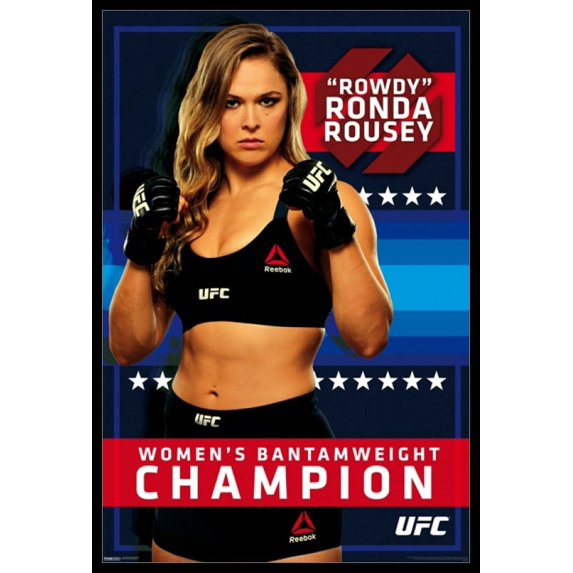 UFC - Ronda Rousey - Reebok Laminated & Framed Poster (24 x 36)