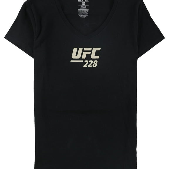 UFC Womens 228 Sept 8 Dallas Graphic T-Shirt, Black, Medium