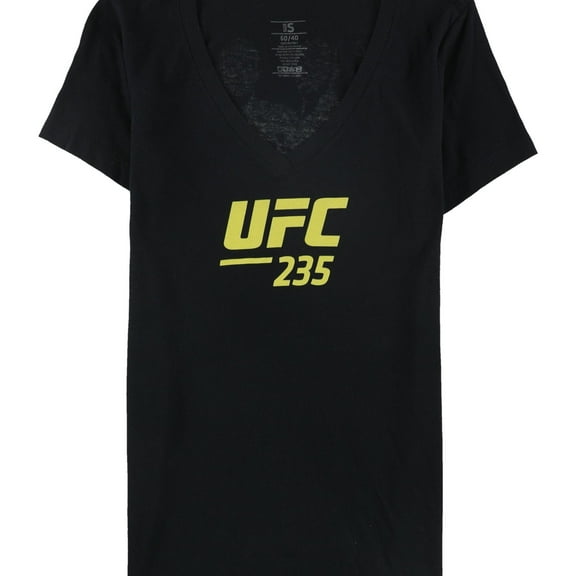 UFC Womens 235 Mar 2 Las Vegas Graphic T-Shirt, Black, Medium