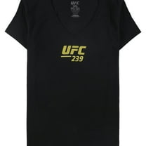 UFC Womens 239 July 6 Las Vegas Graphic T-Shirt, Black, Medium