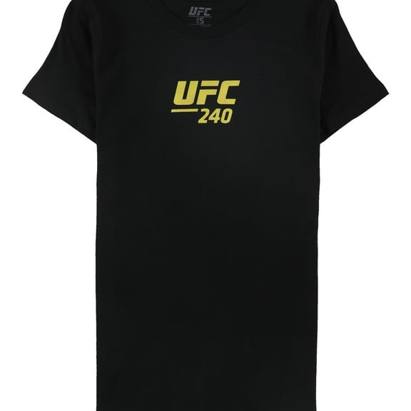 UFC Womens 240 July 27th Graphic T-Shirt, Black, Medium