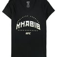 thumbnail image 1 of UFC Womens Dagestan Warrior Khabib Graphic T-Shirt, Black, X-Large, 1 of 1