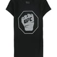 thumbnail image 1 of UFC Womens Distressed Fist Graphic T-Shirt, Black, Large, 1 of 1