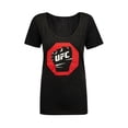 thumbnail image 1 of UFC Womens Fist Inside Logo Graphic T-Shirt, Black, Small, 1 of 1