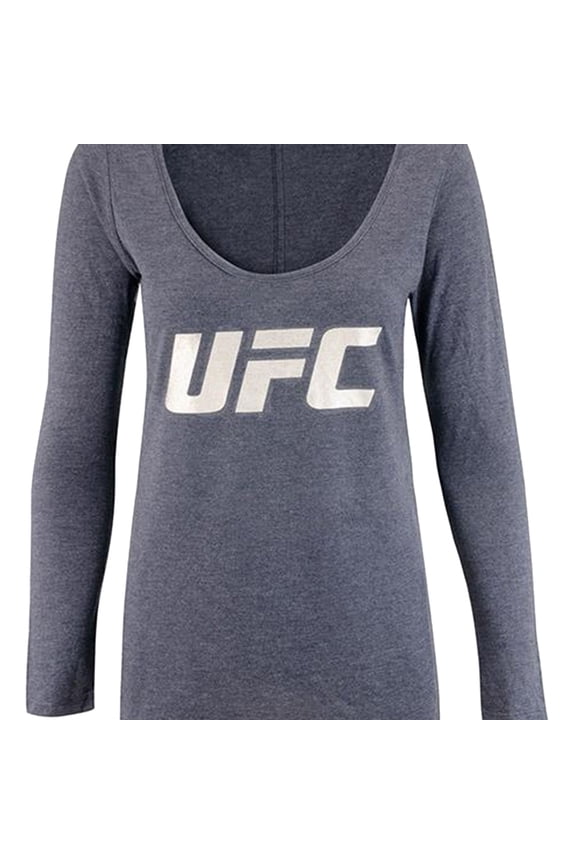 Womens Foil Logo Graphic T-Shirt, Blue, Large