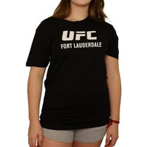 UFC Womens Fort Lauderdale Apr 27 Graphic T-Shirt, Black, Small