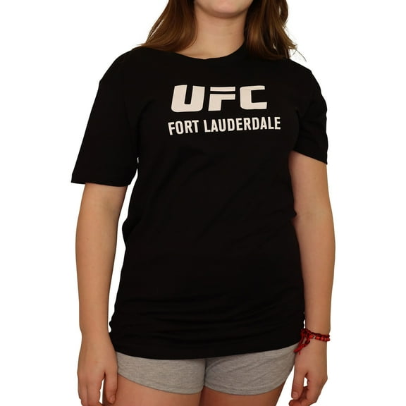 UFC Womens Fort Lauderdale Apr 27 Graphic T-Shirt, Black, Small