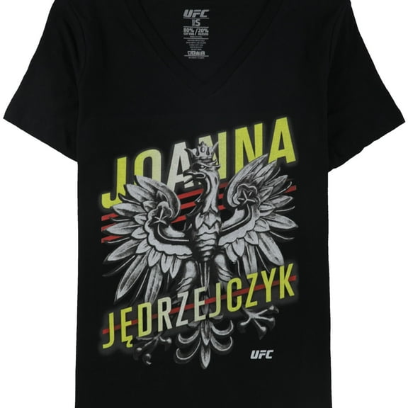 UFC Womens Joanna Jedrzejczyk Graphic T-Shirt, Black, Small